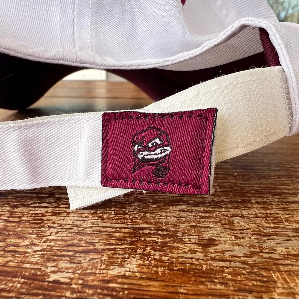 EUC Virginia Tech Hokies White Baseball Cap Hat